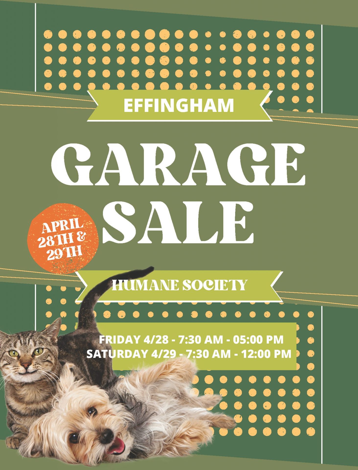 Effingham County Humane Society Garage Sale Effingham County Chamber