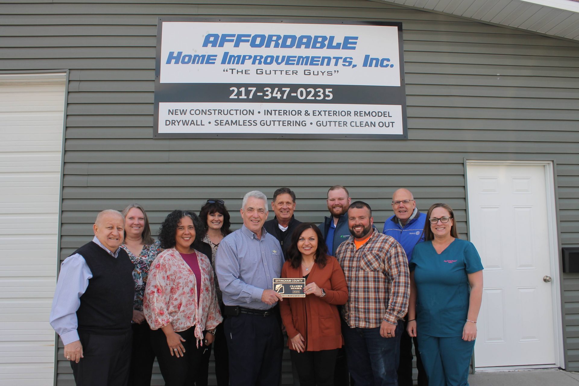New Member Affordable Home Improvements, Inc. Effingham